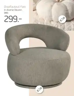 Coppelmans Draaifauteuil Faro aanbieding