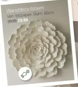 Coppelmans Wanddeco bloem aanbieding