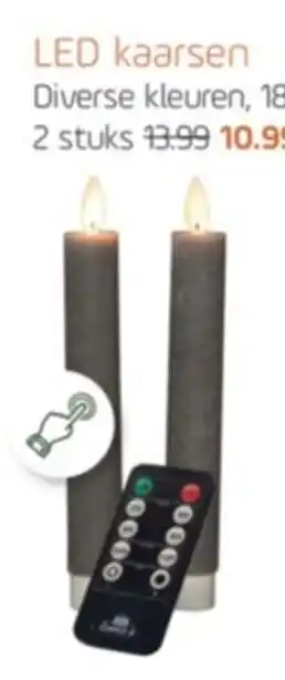 Coppelmans LED kaarsen aanbieding