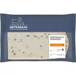 Albert Heijn AH Geitenkaas koriander 50+ plak aanbieding