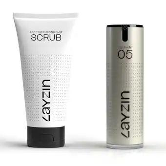 Douglas LAYZIN Zachte Lichaam en Gezichtsscrub & Serum voor Rode Gevoelige Huid aanbieding