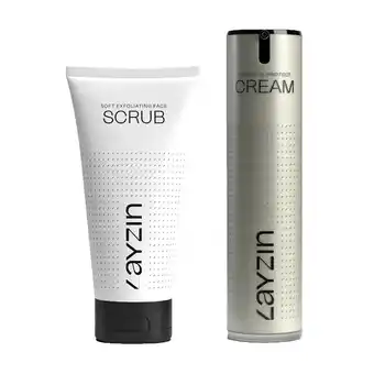 Douglas LAYZIN Zachte Gezichtsscrub & Beschermende Dagcrème met SPF 30 aanbieding