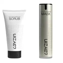 Douglas LAYZIN Zachte Exfoliërende Gezicht Scrub + Recover en Energize Mask aanbieding