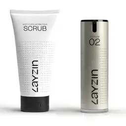 Douglas LAYZIN Zachte Exfoliërende Gezichtsscrub & Intens Anti-Aging Serum aanbieding
