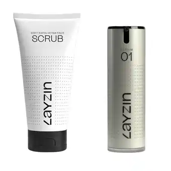 Douglas LAYZIN Zachte Exfoliërende Lichaam en Gezichtsscrub & Intens Hydratatie Serum aanbieding