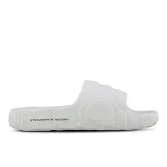 Foot Locker Adidas adilette Slippers en Sandalen Heren - Grijs - Maat 45 1/3 - Synthetisch aanbieding
