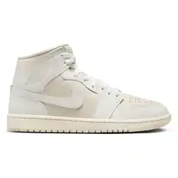 Foot Locker Jordan Aj1 Mid Sneakers Dames - Beige - Maat 36.5 - Leer aanbieding