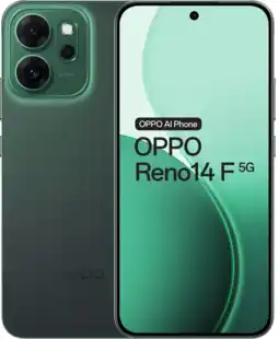 Coolblue OPPO Reno 14 F 256GB Groen 5G aanbieding