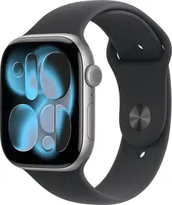 Coolblue Apple Watch Series 11 Cellular 46mm Grijs Sportband M/L aanbieding