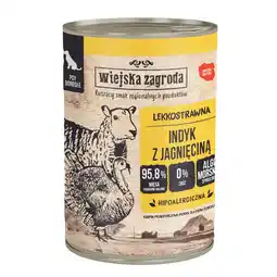 Zooplus Voordeelpakket Wiejska Zagroda Dog 36 x 400 g - Kalkoen & Lam aanbieding