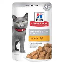 Zooplus 48x85g Hill's Science Plan Kitten Kip natvoer voor katten aanbieding