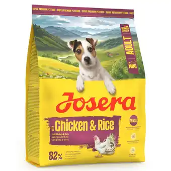 Zooplus 900g Josera Adult Mini Kip & Rijst droogvoer voor honden aanbieding