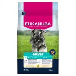 Zooplus Dubbelpak: 2x7,5kg Eukanuba Premium Nutrition Adult Small Breed Kip Hondenvoer droog aanbieding