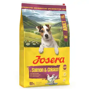 Zooplus 10kg Josera Mini Adult Zalm & Kip Droogvoer voor honden aanbieding
