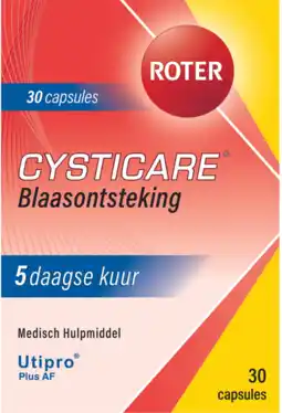 De Online Drogist Roter Cysticare Capsules aanbieding