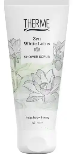 De Online Drogist Therme Zen White Lotus Shower Scrub aanbieding
