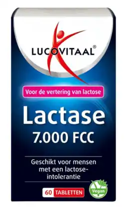 De Online Drogist Lucovitaal Lactase 7.000 FCC Tabletten aanbieding