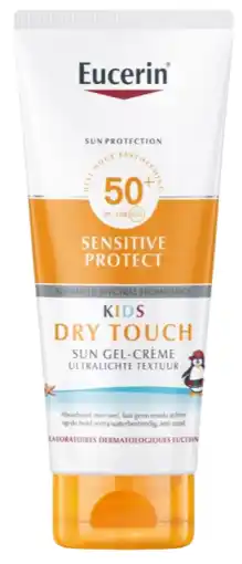 De Online Drogist Eucerin Sun Sensitive Protect Dry Touch Kids Gel-Creme SPF50+ aanbieding