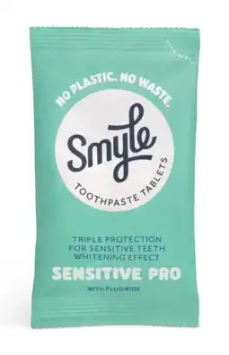 De Online Drogist Smyle Toothpaste Tablets Sensitive Pro Navulling aanbieding