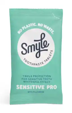 De Online Drogist Smyle Toothpaste Tablets Sensitive Pro Navulling aanbieding