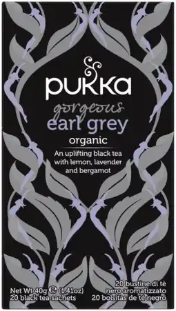 De Online Drogist Pukka Thee Gorgeous Earl Grey aanbieding