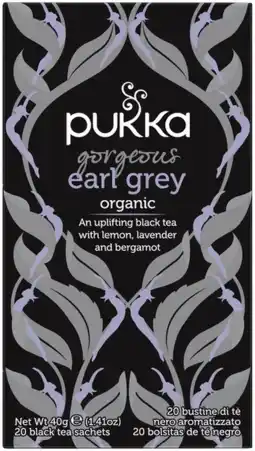 De Online Drogist Pukka Thee Gorgeous Earl Grey aanbieding