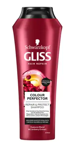 De Online Drogist Schwarzkopf Gliss Kur Color Perfector Repair & Protect Shampoo aanbieding