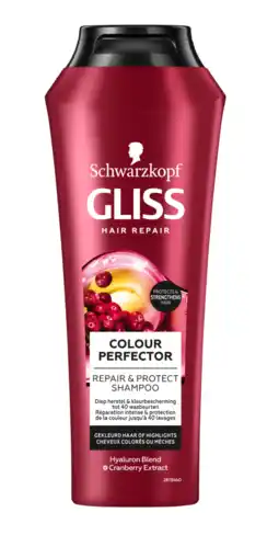 De Online Drogist Schwarzkopf Gliss Kur Color Perfector Repair & Protect Shampoo aanbieding