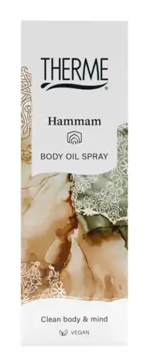 De Online Drogist Therme Hammam Body Oil Spray aanbieding