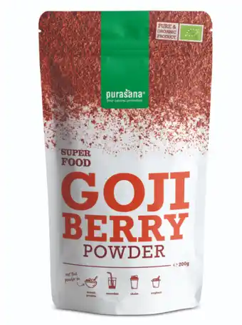 De Online Drogist Purasana Vegan Goji Berry Powder aanbieding