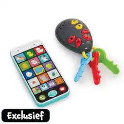 Intertoys Little Lot muzikale mobiele telefoon en sleutel set aanbieding