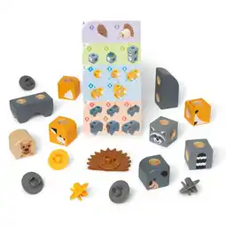 Intertoys Melissa & Doug Blockables bosvrienden blokkenset 16-delig aanbieding