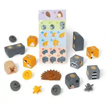 Intertoys Melissa & Doug Blockables bosvrienden blokkenset 16-delig aanbieding