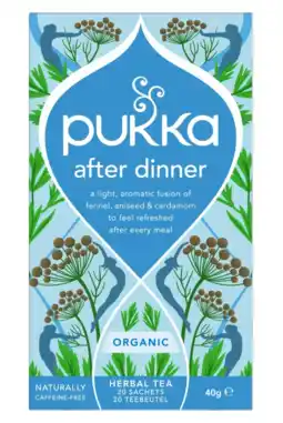 De Online Drogist Pukka Thee After Dinner Organic aanbieding