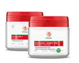 De Online Drogist Vitals Elke Dag & Vitamine C Poeder Combi aanbieding