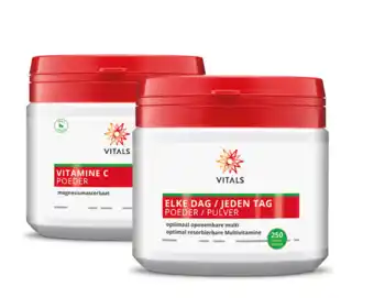 De Online Drogist Vitals Elke Dag & Vitamine C Poeder Combi aanbieding