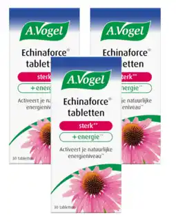 De Online Drogist A.Vogel Echinaforce Sterk** + Energie* Tabletten Multiverpakking aanbieding