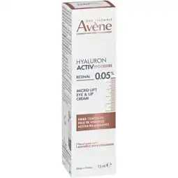 De Online Drogist Eau Thermale Avène Hyaluron Activ Prodecure Retinal 0.05% Micro-Lift Eye & Lip Cream aanbieding
