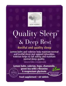 De Online Drogist New Nordic Quality Sleep & Deep Rest Tabletten aanbieding