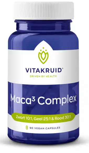 De Online Drogist Vitakruid Maca³ Complex Vegan Capsules aanbieding