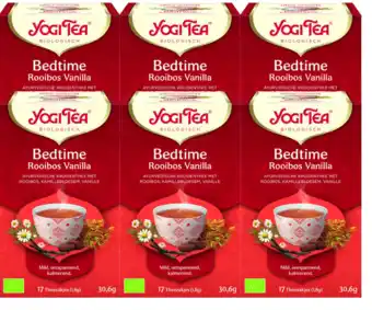 De Online Drogist Yogi Tea Bedtime Rooibos Vanilla Voordeelverpakking aanbieding