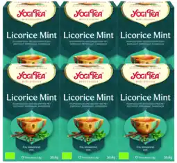 De Online Drogist Yogi Tea Licorice Mint Voordeelverpakking aanbieding