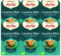 De Online Drogist Yogi Tea Licorice Mint Voordeelverpakking aanbieding