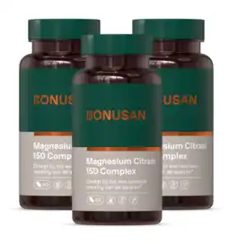 De Online Drogist Bonusan Magnesium Citraat 150 Complex Tabletten Multiverpakking aanbieding