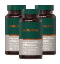 De Online Drogist Bonusan Magnesium Citraat 150 Complex Tabletten Multiverpakking aanbieding