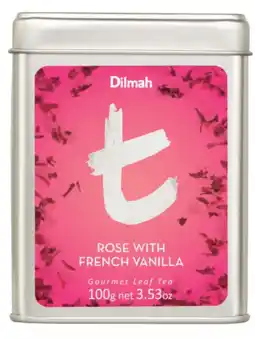 De Online Drogist Dilmah Rose with French Vanilla Thee aanbieding