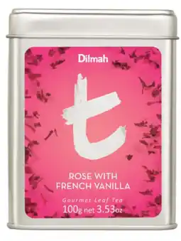 De Online Drogist Dilmah Rose with French Vanilla Thee aanbieding