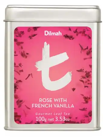 De Online Drogist Dilmah Rose with French Vanilla Thee aanbieding