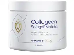 De Online Drogist Vitakruid Collageen Solugel Matcha aanbieding