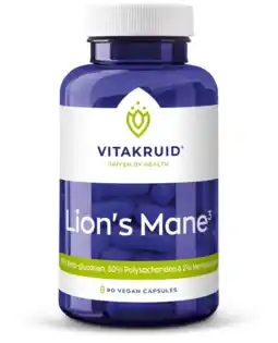 De Online Drogist Vitakruid Lions Mane³ Capsules aanbieding